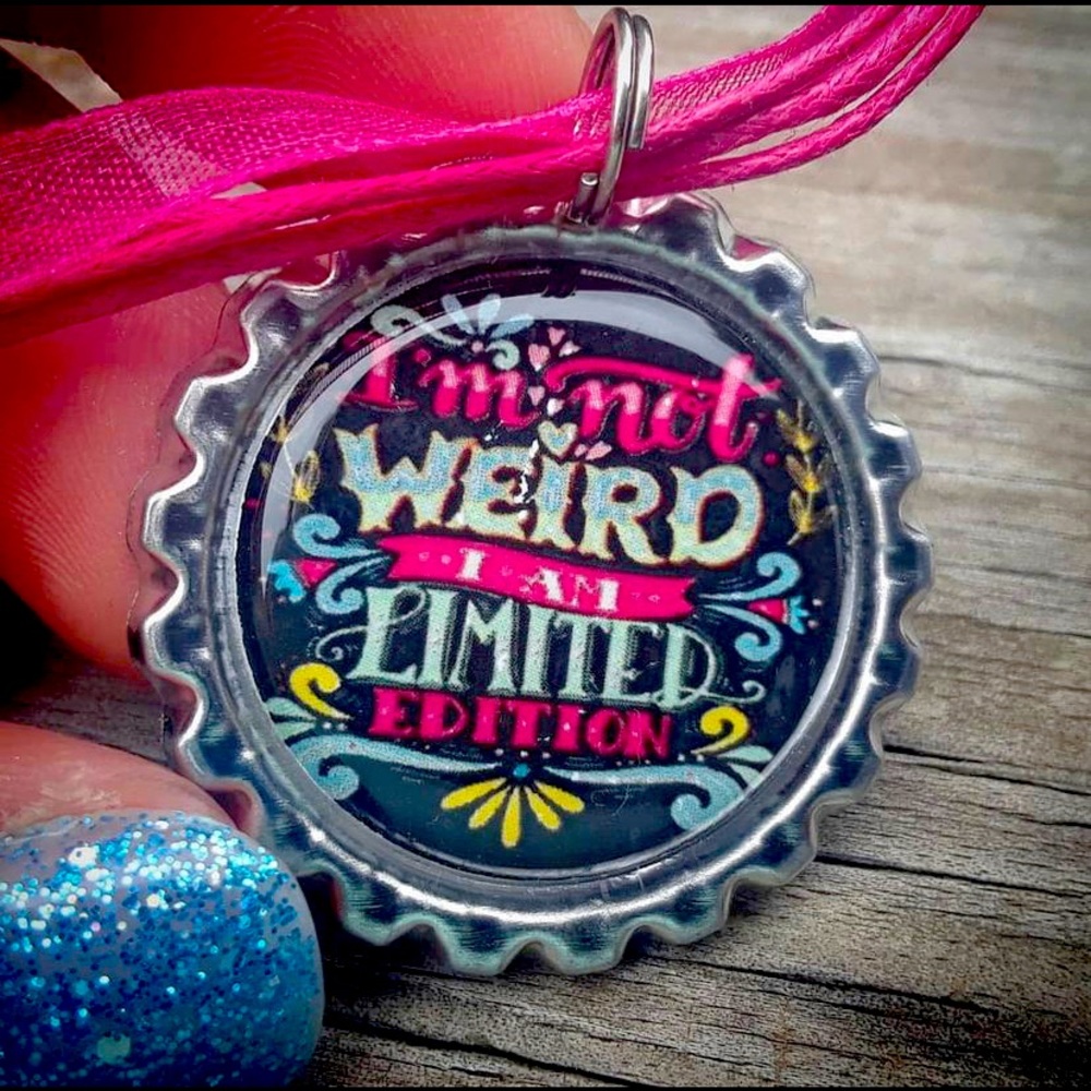 Limited edition bottle cap necklace